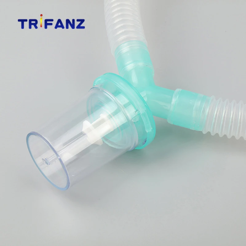 Ventilator tubing water trap