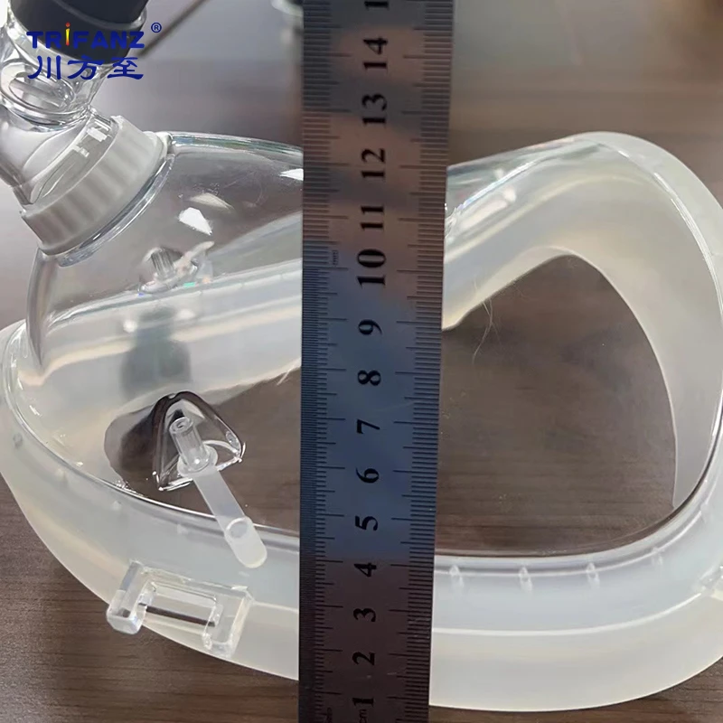 CPAP face mask- height CPAP face mask- height