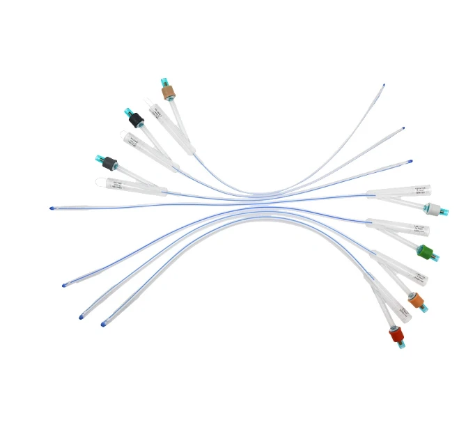 2 ways Silicone Urethral Catheter