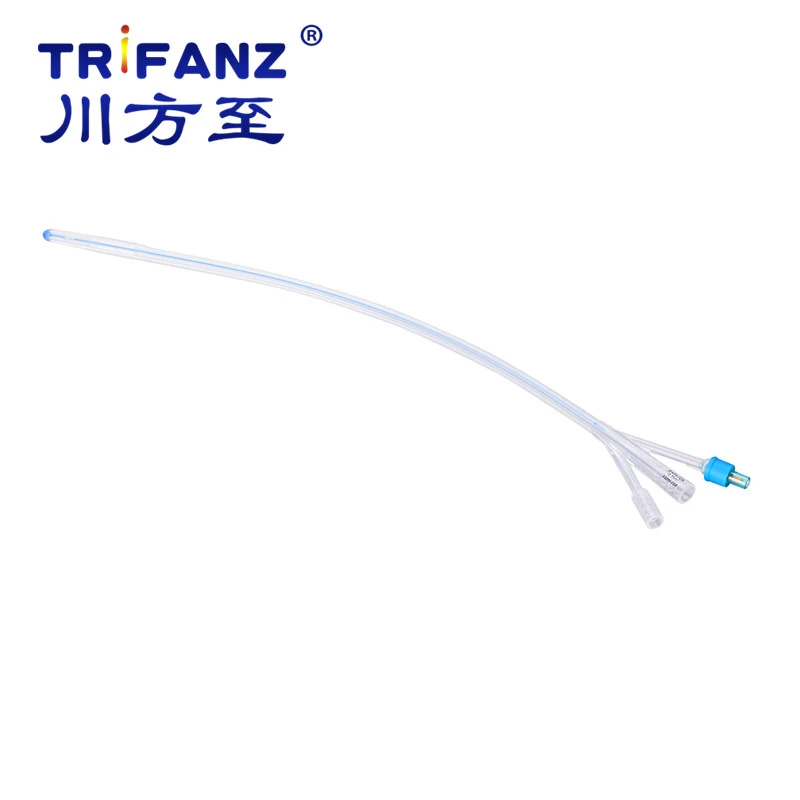 3 ways Silicone Urethral Catheter
